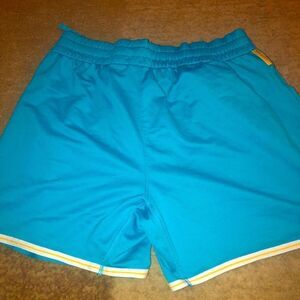 Nike light blue shorts livestrong